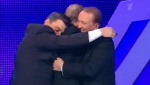 Масляков, Медведев и Путин обнимаются